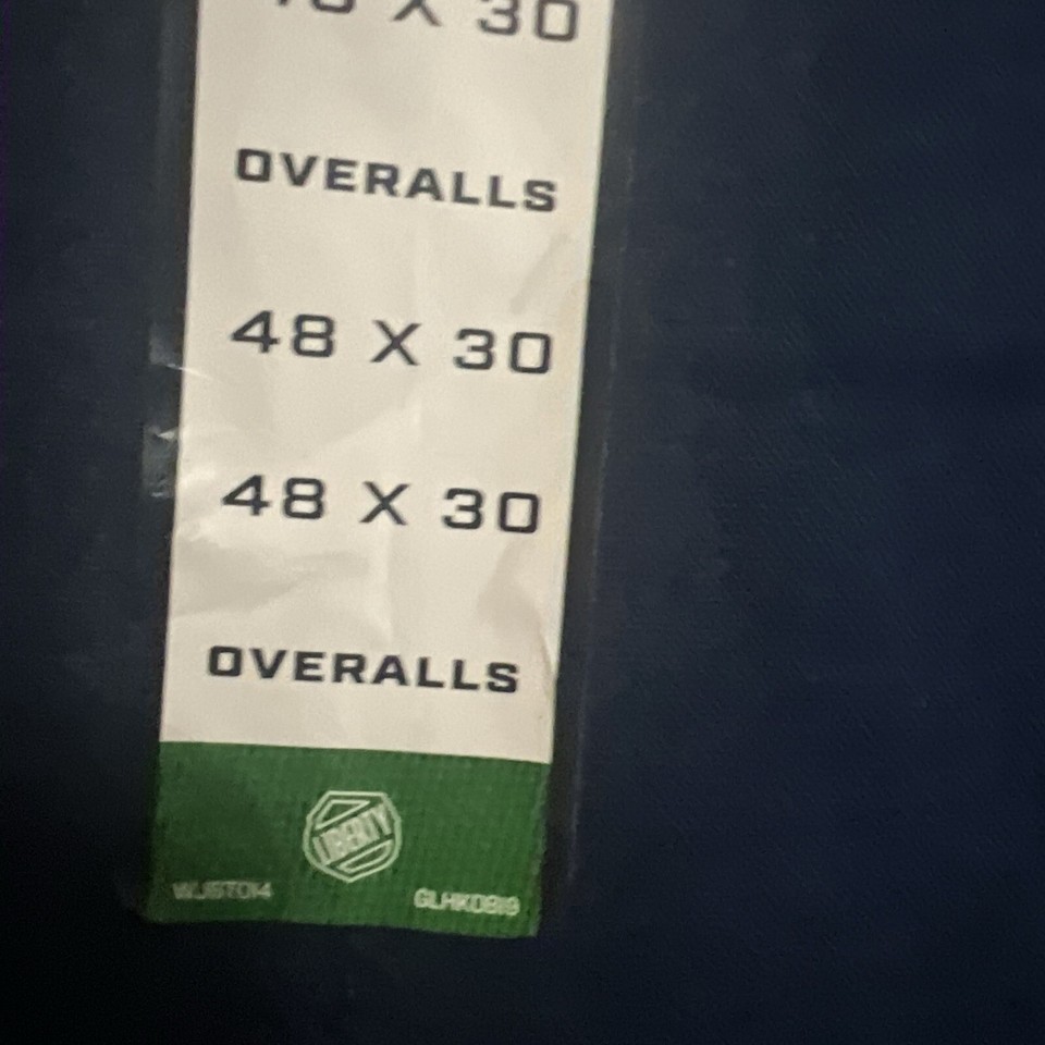 Liberty Men's Rugid Denim Bib Overalls 48W x 30L NWT eBay