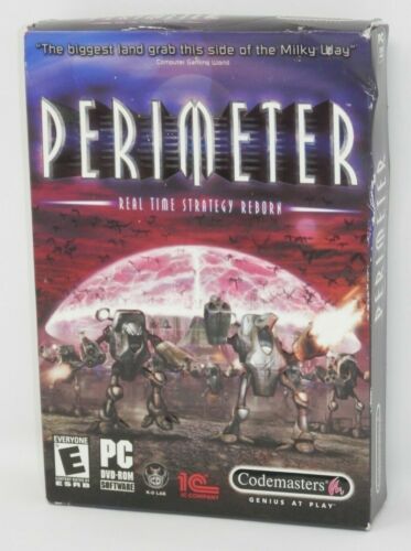Gra komputerowa Codemasters Perimeter - oprogramowanie DVD-ROM RTS Space War NOS ZAPIECZĘTOWANE - Zdjęcie 1 z 10