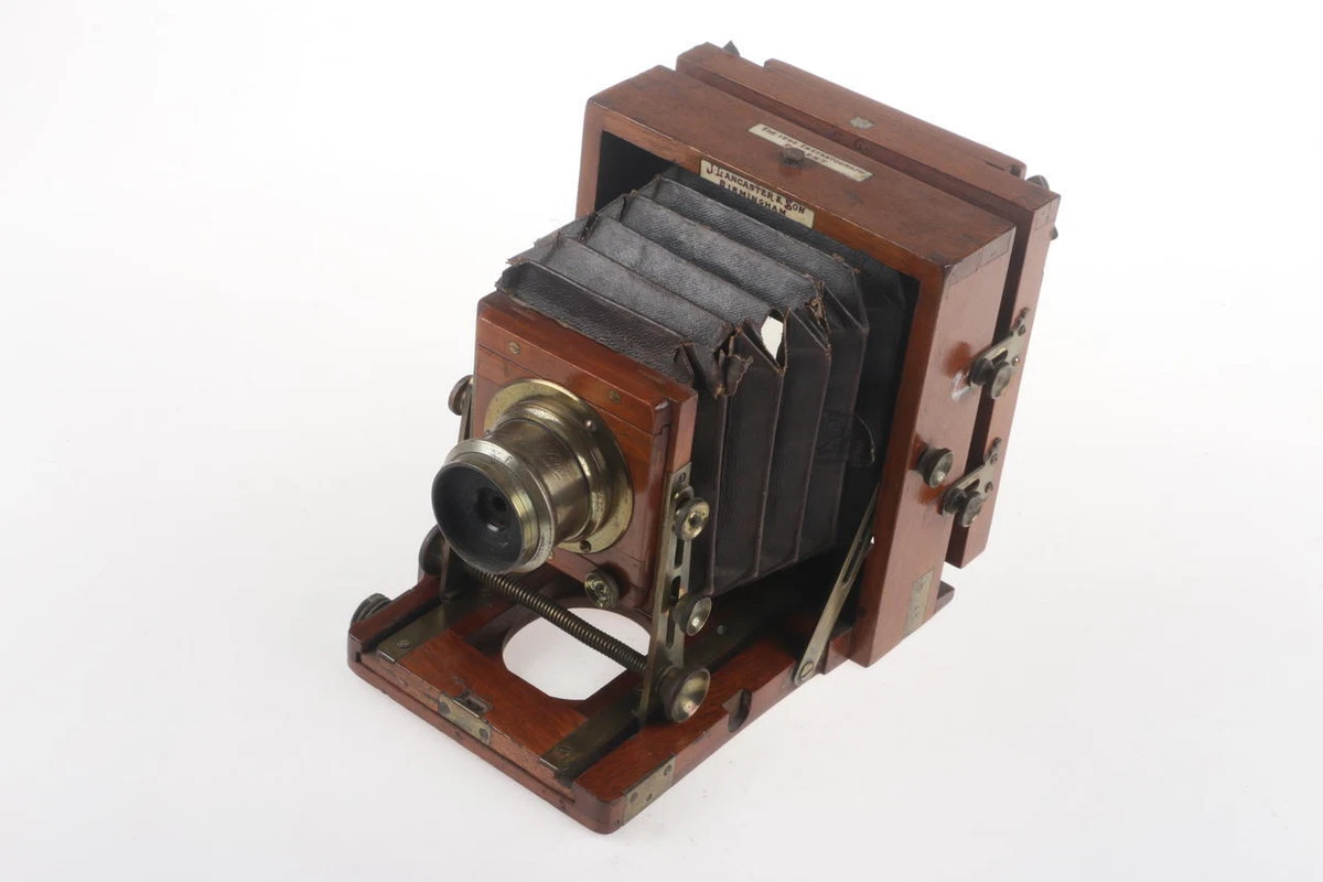 support appareil photo portatif en bois pour soufflet • EUR