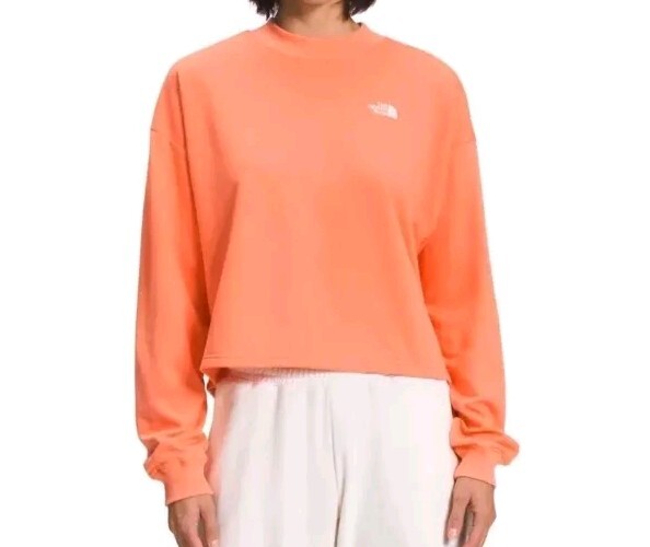 売れ筋商品|||ノースフェイス パーカー・スウェットシャツ アウター レディース Simple Logo Crew Sweatshirt - Women's Dusty Coral Orange The North Face Simple Logo Crew Neck Sweatshirt In Dusty