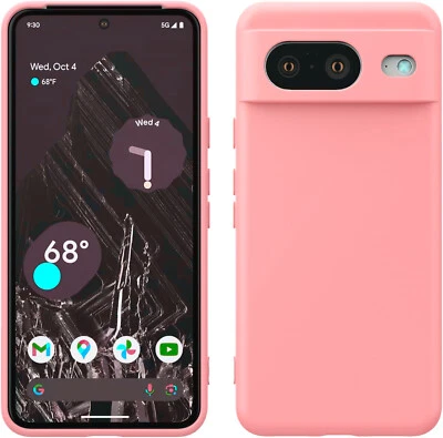 Coque Silicone Rose Pour Google Pixel 8 Little Boutik©