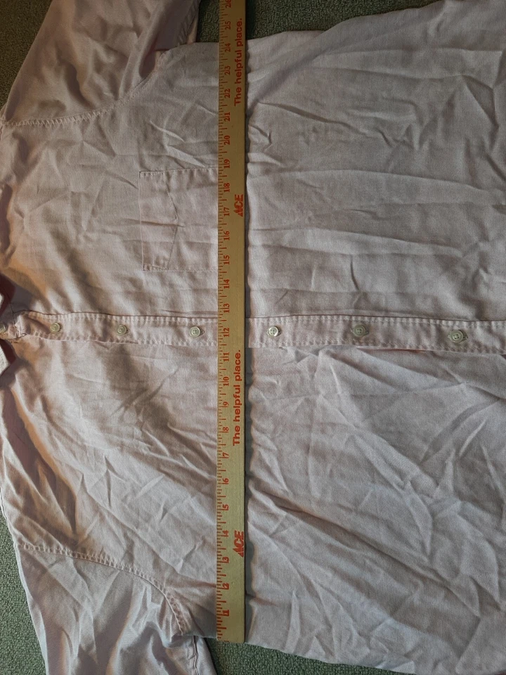 Camisa de manga corta rosa grande y alta Beverly Hills Polo Club para hombre adulto 2XL Foto 4 de 4