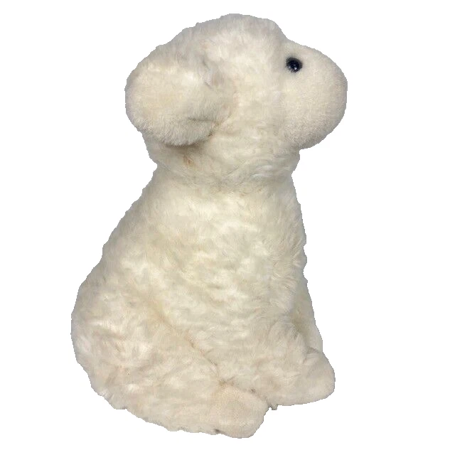Baby Gund -White 9" Lamb Plays “MARY HAD A LITTLE LAMB” Musical Plush Wind Up - Изображение 4 из 4