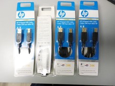 6ft HP Printer USB 2.0 Type A Male to B Male Black Cable - Brother Dell Epson HP
