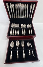 65pc Oneida STAFFORD Stainless Satin 18/10 Flatware Set