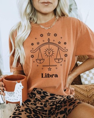 Comfort Colors Tshirt, Libra Shirt, Birthday Gift For Libra, Zodiac Sign Shir, C