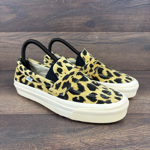 Vans FU Style 53 DX Leopard Print Women’s Slip On Trainers - Size UK 6 - Picture 1 of 12