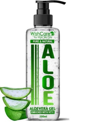 Pure & Natural Aloe Vera Gel  Enriched With Vitamin E for Skin & Hair 200mL