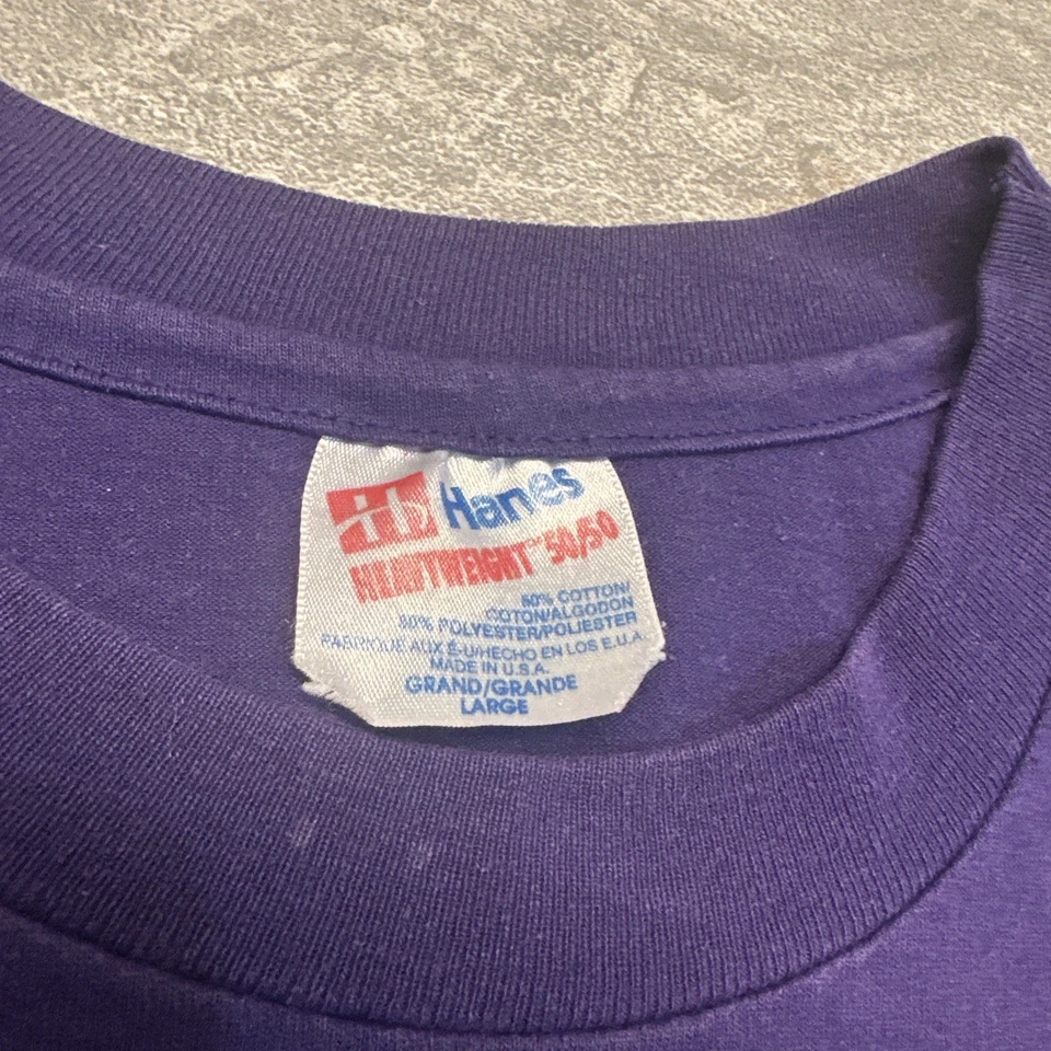 Vintage 80s Women’s Alabama Love Heart Single Stitch Crop Cutoff Shirt Large USA - Image 4 of 4