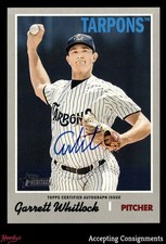 2019 Topps Heritage Minors Real One Autograph Garrett Whitlock ROOKIE AUTO