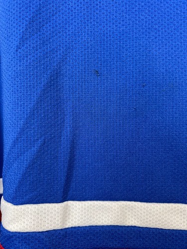 Pull maillot de hockey vintage Alpha Sportswear blanc équipe USA couleur taille XXL fabriqué aux États-Unis - Photo 4 sur 5