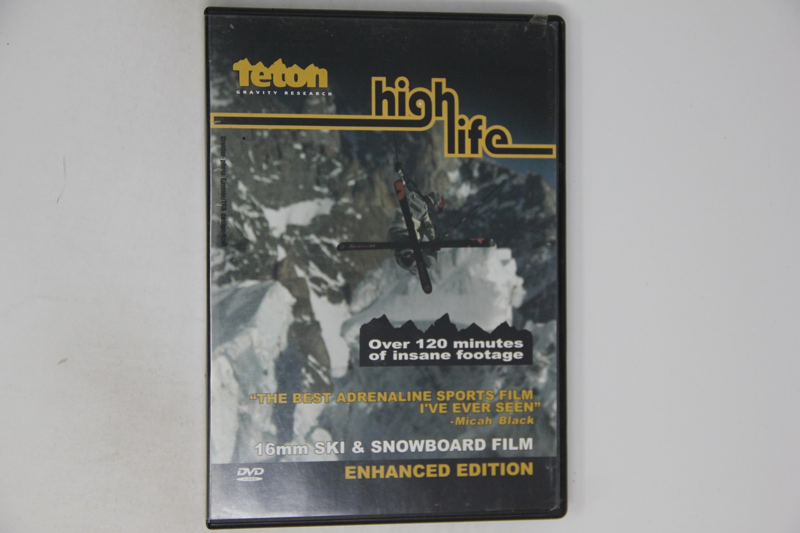 Teton Gravity Research High Life Ski Snowboard Film DVD