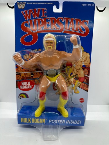 WWE LJN Superstars Hulk Hogan 1980s Retro Action Figure In Stock