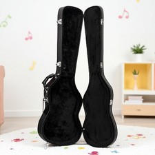 48.5-Inch Electric Bass Guitar Hardshell Case - Padded, Lockable  Black