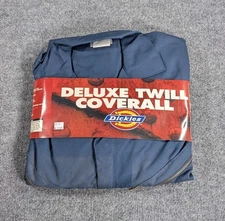 NOS! Dickies Coverall Navy Blue Long Sleeve Workwear Stain Release 42 Tall NEW!