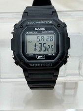 Casio F-108WH Digital 43mm Quartz Alarm Chrono Illuminator WR