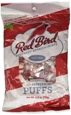 Red Bird Brand Soft Peppermint Puffs Southern Candy Fat Free Gluten Free