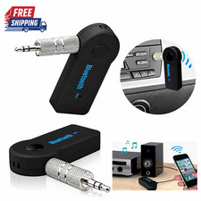 Wireless Bluetooth Receiver 3.5mm AUX Audio Stereo Music Home Car Adapter Ki