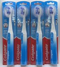 4PK Colgate 360 Sonic Floss-Tip  4 Powered Toothbrushes TTL  Soft Bristles