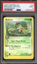 Pokemon Breloom EX Sandstorm Reverse Holo #33 PSA 9 Mint on eBay