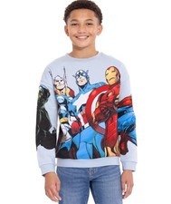 Avengers Boys Crewneck Sweatshirt Size Large 10-12 