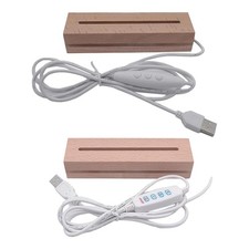 Socle lumineux LED pour lampe de chevet élégante, projet artistique