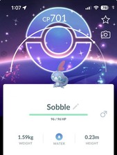 Pokemon Shiny Sobble Community Day Background...