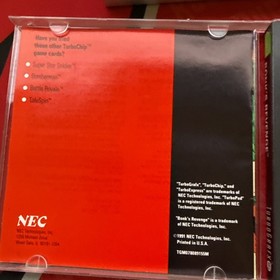 Bonk&rsquo;s Revenge (TurboGrafx-16) HuCard, Case & Manual - Tested