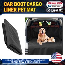 Seat Cover Rear Back Car Pet Dog Travel Waterproof Bench Protector Universal SUV