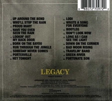 JOHN FOGERTY LEGACY: THE CREEDENCE CLEARWATER REVIVAL YEARS NEW CD