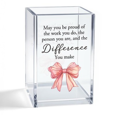 Mhfpl May You Be Proud Of The Work Do Acrylic Cosmetic Pencil Transparent