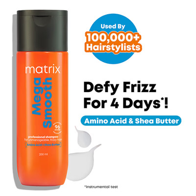Matrix Mega Smooth Anti-Frizz Shampoo with Shea butter - Frizz Control (200ml)
