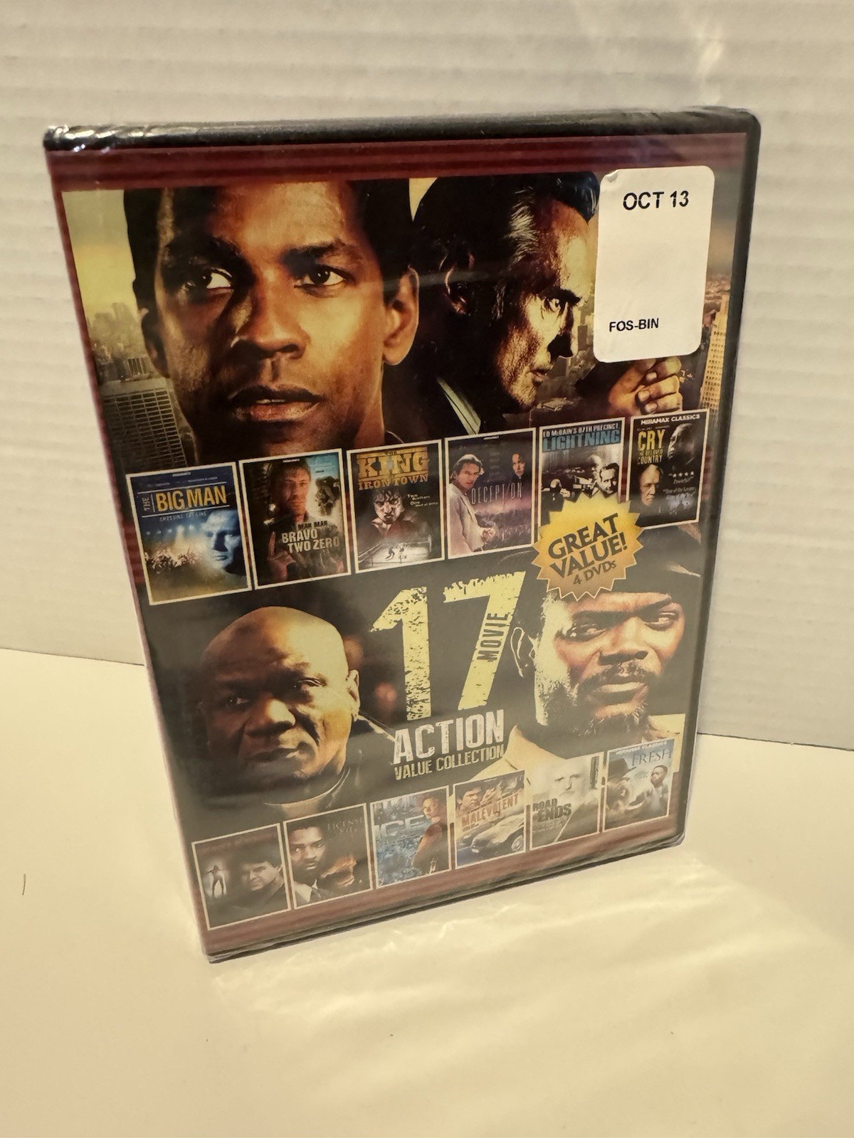 17 Movie Action Value Collection NEW SEALED DVD Chuck Norris Charles Bronson 25