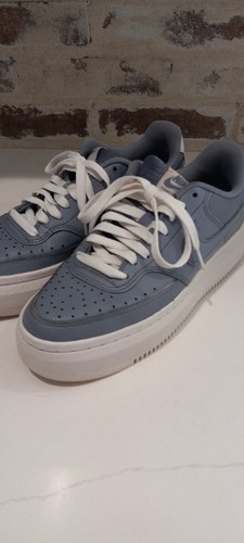 Nike Court Vision Alta Ashen Slate Size 9 Womens Platform EUC - Picture 4 of 13