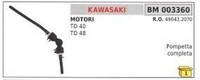 Komplette Benzinmischpumpe Kawasaki TD40 TD48 Freischneider 49043-2070
