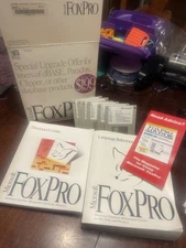 Microsoft FoxPro Database Management System Version 2.5 VTG 1994 3.5” Disks Set
