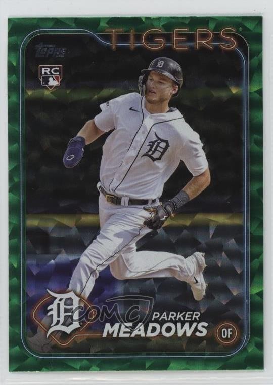 2024 Topps Series 2 Green Foil /499 Parker Meadows #516 1q5k