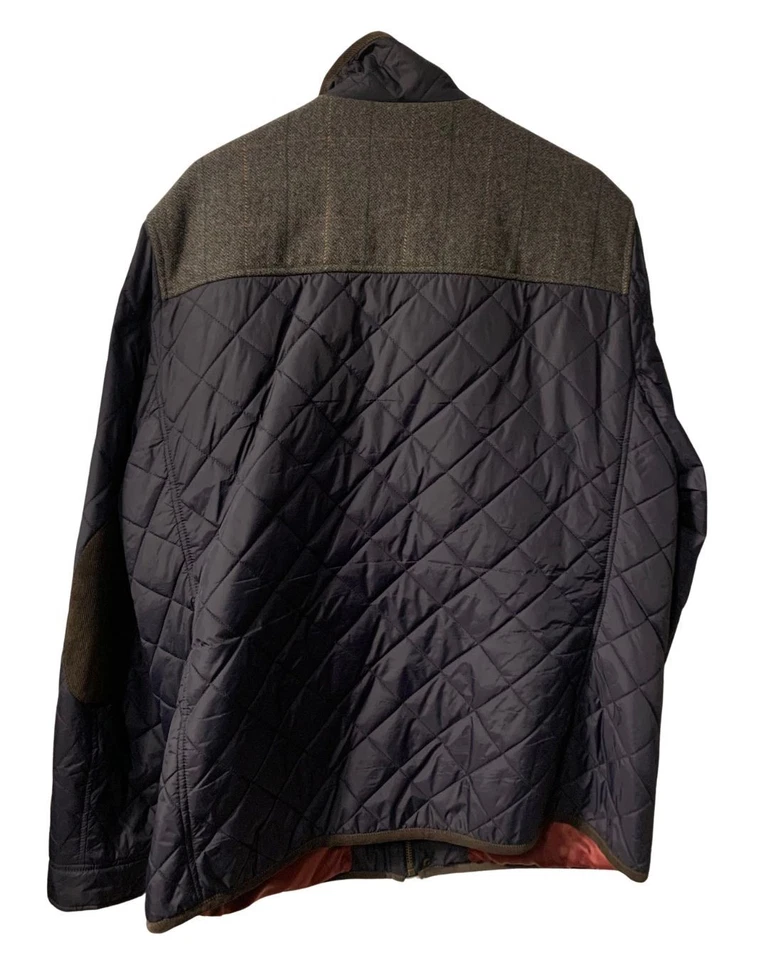 Chaqueta de Granero Acolchada Vince Camuto Para Hombre Talla XL Azul Marino Nylon Preppy Exterior Foto 2 de 4
