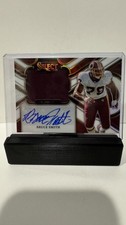 2025 Panini Select - Jumbo Signature Swatches Bruce Smith #JSE-BSH White...