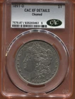 1891-O Morgan Silver Dollar CACG XF, Details cleaned