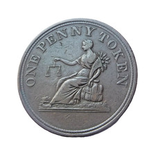 ROYAUME-UNI penny token 1812