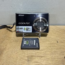 Nikon COOLPIX S610c 10.0MP Wide 4x Zoom Compact Digital Camera W/ Battery Tested
