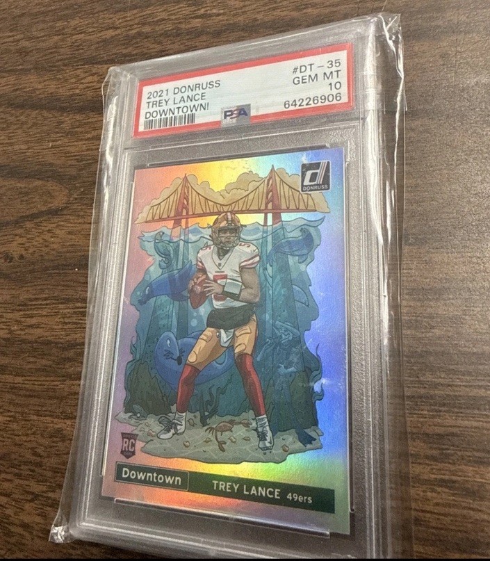 2021 Panini Donruss - Downtown! Trey Lance #DT-35 (RC)