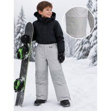 Lands' End Kids Snow Ski Pants Insulated Waterproof Gray Size 12 NWOT