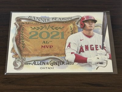2022 Topps Allen & Ginter Shohei Ohtani Banner Seasons #BS-5 Angels AL MVP