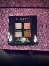 Sigma Beauty Peach Pie Eyeshadow Quad 100% Authentic/BNWB