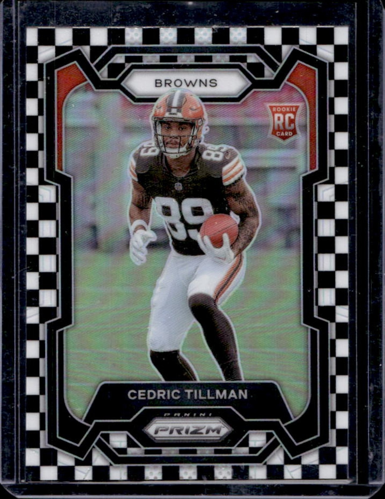 2023 Prizm Cedric Tillman RC Black and White Checker #321 Browns