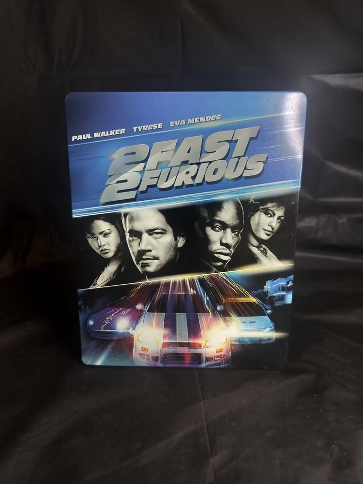 2 Fast 2 Furious Steelbook (Blu-ray & DVD, 2003) The Fast And The Furious #2 OOP - Image 2 of 4