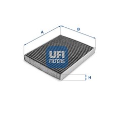 UFI Innenraumfilter 54.170.00 Aktivkohlefilter für FORD ECOSPORT KA CCN CB1 JK 6