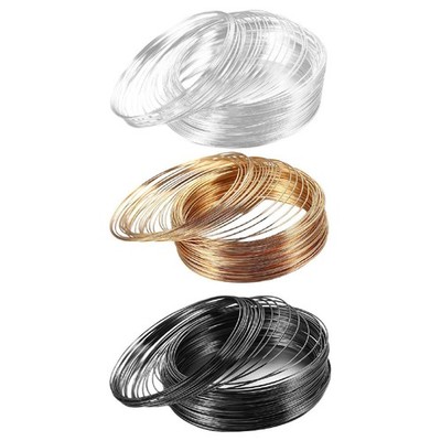 100 Stück Schleife Draht Armbänder Dekoration Schmuck Drähte zum Selbermachen Basteln Basteln